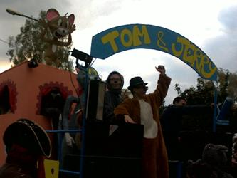 Carro allegorico 2012 - Tom & Jerry
